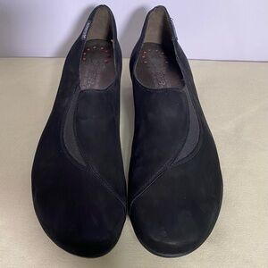 Mephisto Black Air-Jet Slip-Ons